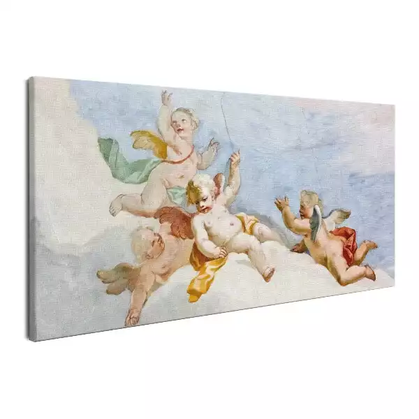 Obraz na płótnie Aniołki Cherubiny