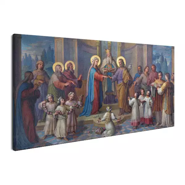 Obraz na płótnie Ślub Maryi i Józefa w kościele Karmelitów