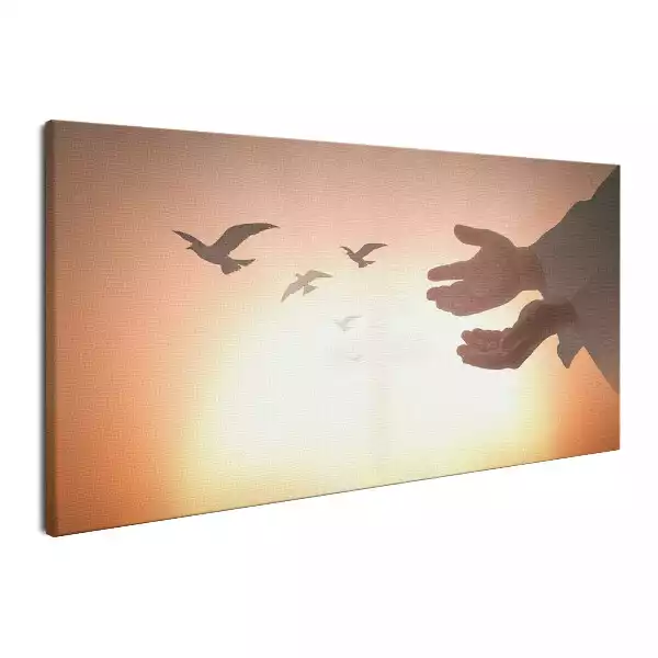 Obraz na płótnie Boskie ręce Jezusa