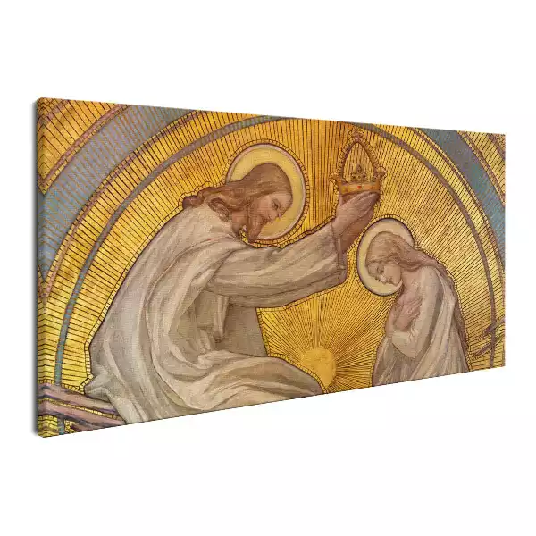 Obraz na płótnie Fresk Koronacja Najświętszej Maryi Panny