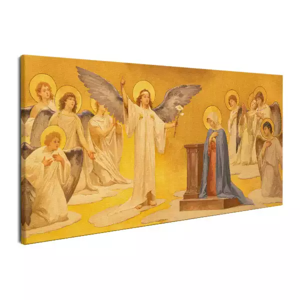 Obraz na płótnie Fresk Zwiastowanie Maryi