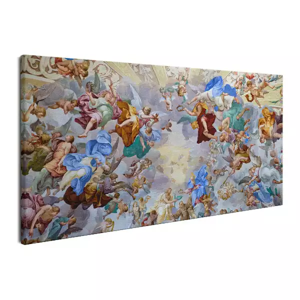 Obraz na płótnie Fresk na Świętej Górze Orta.