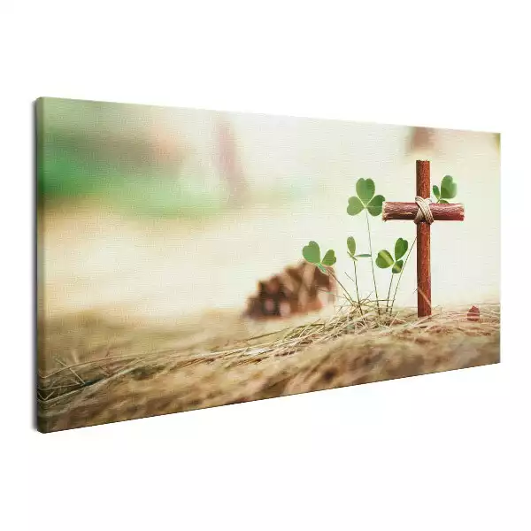 Obraz na płótnie Drewniany krzyżyk