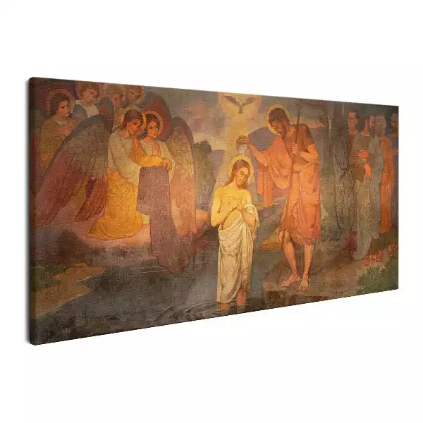 Obraz na płótnie Chrzest Świety Jezusa Chrystusa