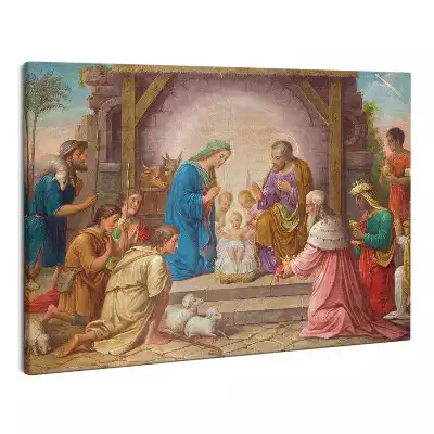 Zdjęcie na płótnie Szopka Trzej Królowie