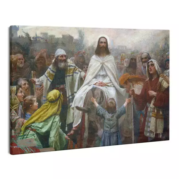 Zdjęcie na płótnie Jezus Chrystus Niedziela Palmowa