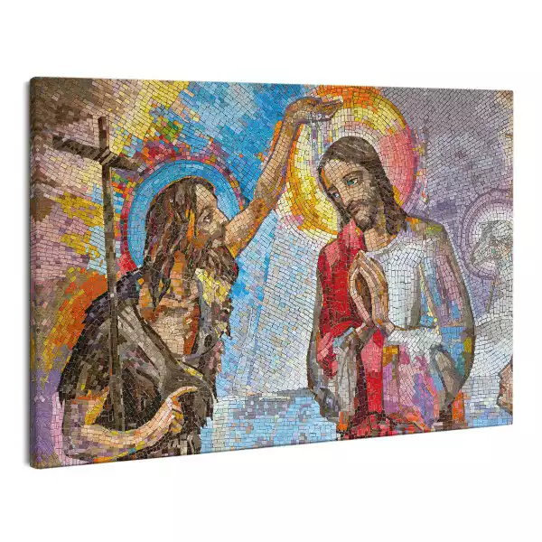 Zdjęcie na płótnie Jan Chrzciciel Chrzest Jezusa