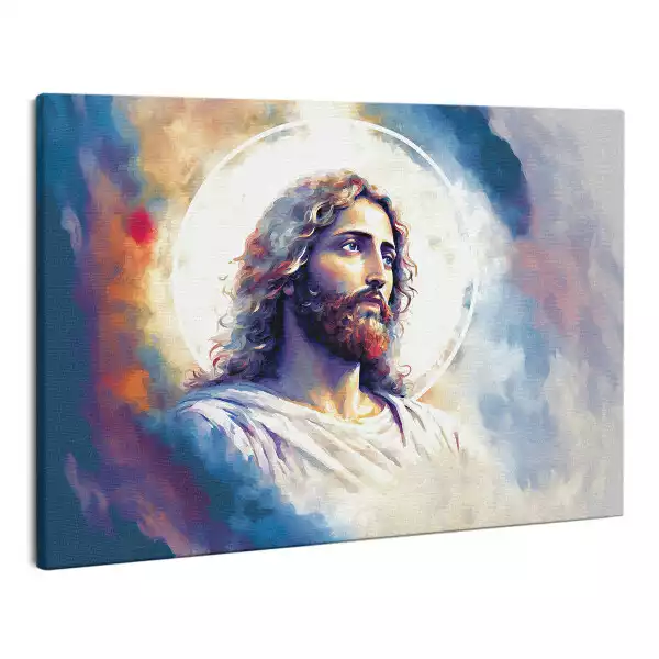 Zdjęcie na płótnie Malowany Portret Jezusa