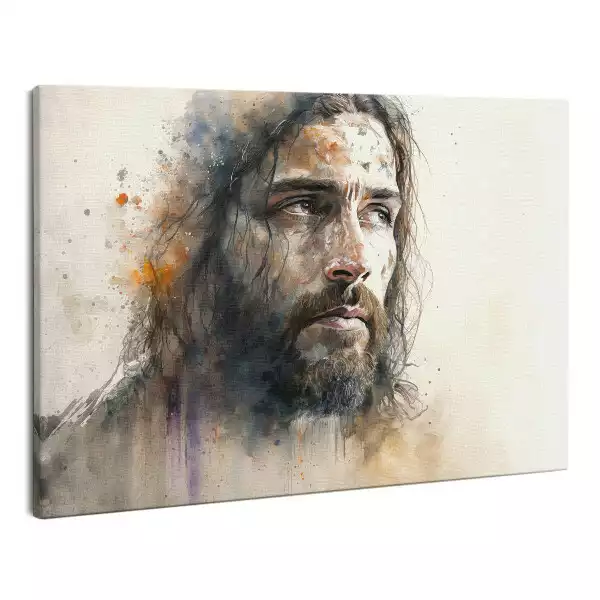 Zdjęcie na płótnie Akwarela Portret Jezusa