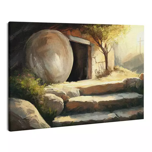 Zdjęcie na płótnie Grób Pański Wielkanoc motyw