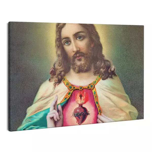 Zdjęcie na płótnie Serce Jezusa Zbawiciela