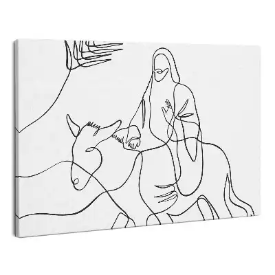 Zdjęcie na płótnie Jezus wjazd do Jerozolimy