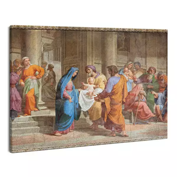 Zdjęcie na płótnie Ofiarowanie w Świątyni – Bazylika Sant Agostino