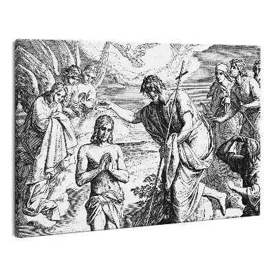 Zdjęcie na płótnie Chrzest Święty Pana Jezusa