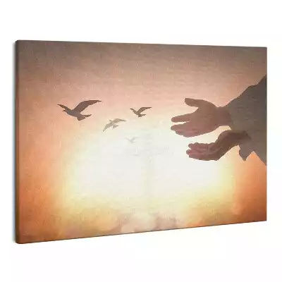 Zdjęcie na płótnie Boskie ręce Jezusa