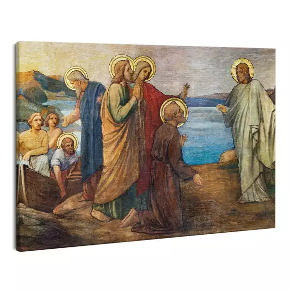 Zdjęcie na płótnie Cud Jezusa u rybaków