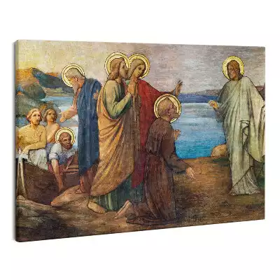 Zdjęcie na płótnie Cud Jezusa u rybaków