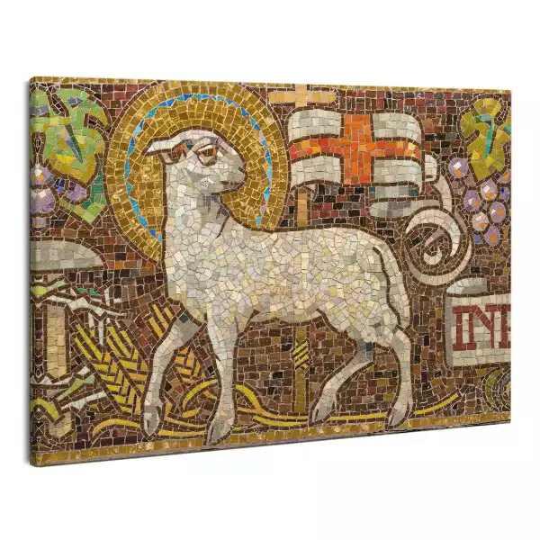 Zdjęcie na płótnie Mozaika Baranka Bożego