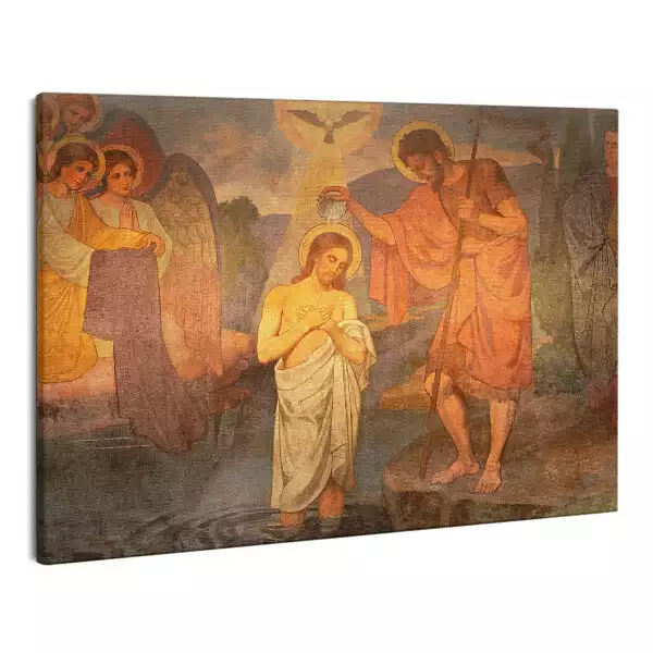 Zdjęcie na płótnie Chrzest Świety Jezusa Chrystusa