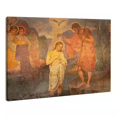 Zdjęcie na płótnie Chrzest Świety Jezusa Chrystusa