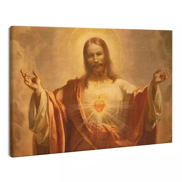 Zdjęcie na płótnie Serce Jezusa Portret