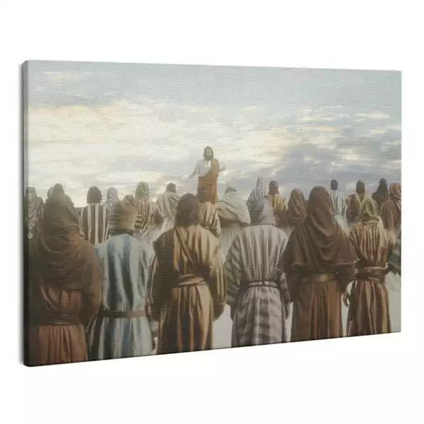 Zdjęcie na płótnie Jezus Chrystus Kazanie na Górze