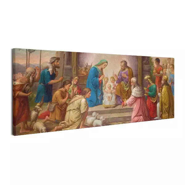 Obraz canvas Szopka Trzej Królowie