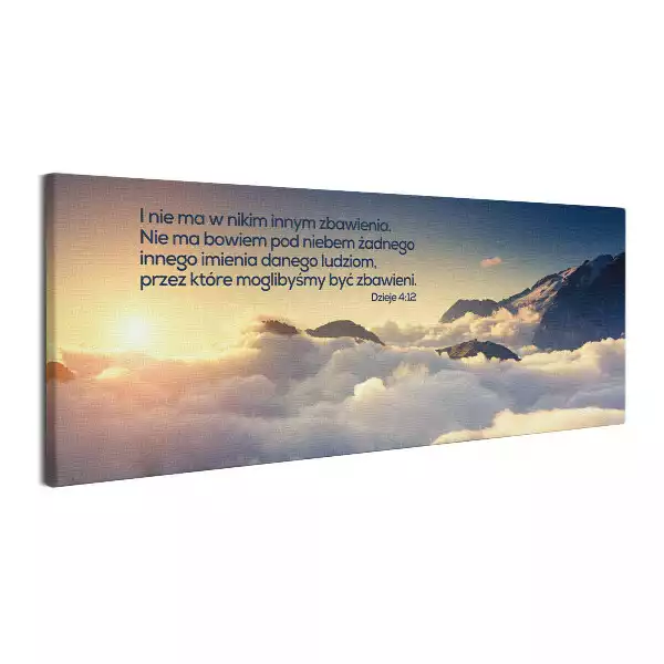 Obraz canvas Cytaty z Pisma Św Prezent