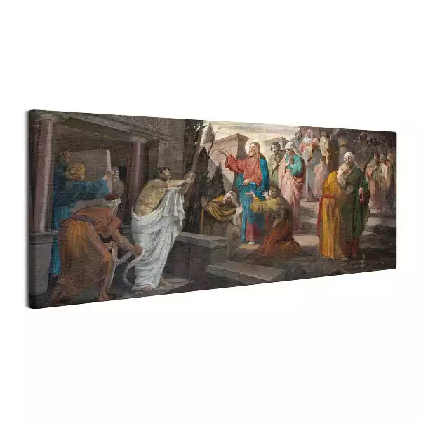 Obraz canvas Jezus Wkrzeszenie Łazarza