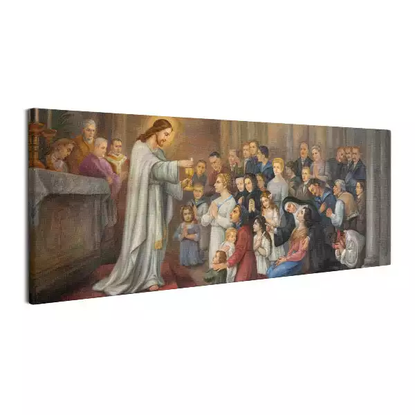 Obraz canvas Jezus Eucharystia Komunia