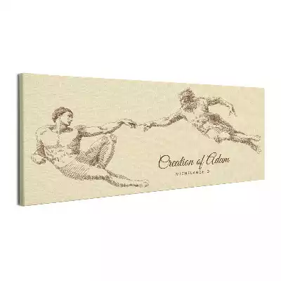 Obraz canvas Stworzenie Adama