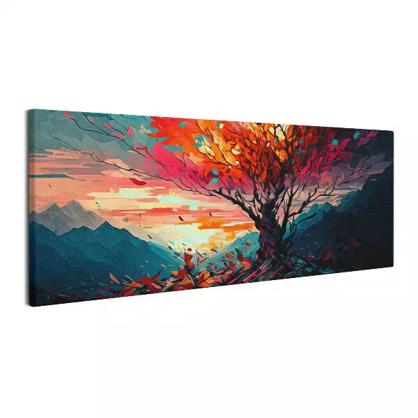 Obraz canvas Płonący Krzew Biblia