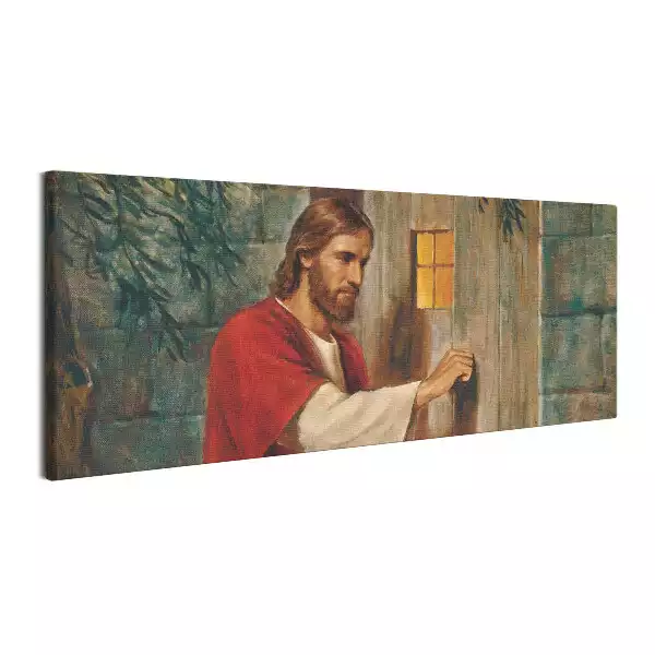 Obraz canvas Jezus Pukający do Drzwi