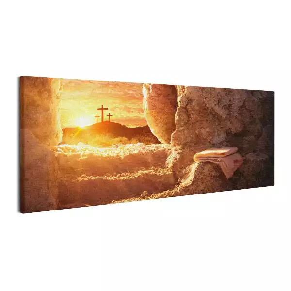 Obraz canvas Grota Krzyż Odkupienie Bóg