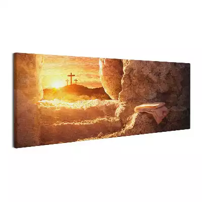 Obraz canvas Grota Krzyż Odkupienie Bóg