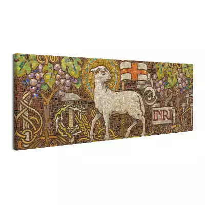 Obraz canvas Mozaika Baranka Bożego