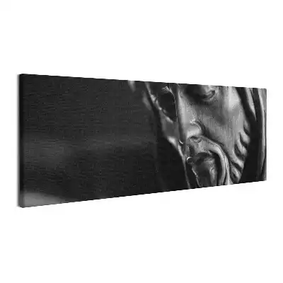 Obraz canvas Kamienny posąg twarz Jezusa Chrystusa