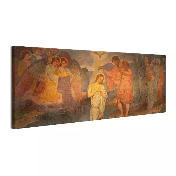 Obraz canvas Chrzest Świety Jezusa Chrystusa