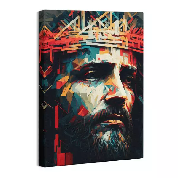 Obraz na płótnie Portret Jezusa w Koronie