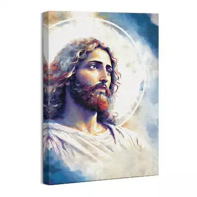 Obraz na płótnie Malowany Portret Jezusa