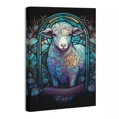 Obraz na płótnie baranek motyw religijny