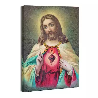 Obraz na płótnie Serce Jezusa Zbawiciela