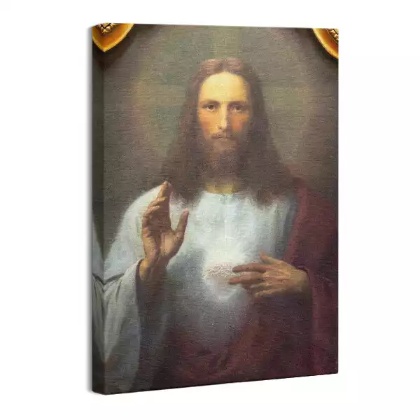 Obraz na płótnie Serce Jezusa Zbawiciela