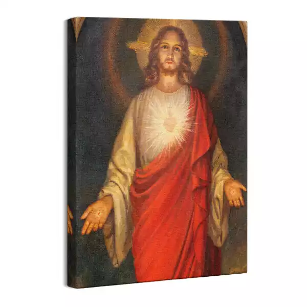 Obraz na płótnie Serce Jezusa Zbawiciel