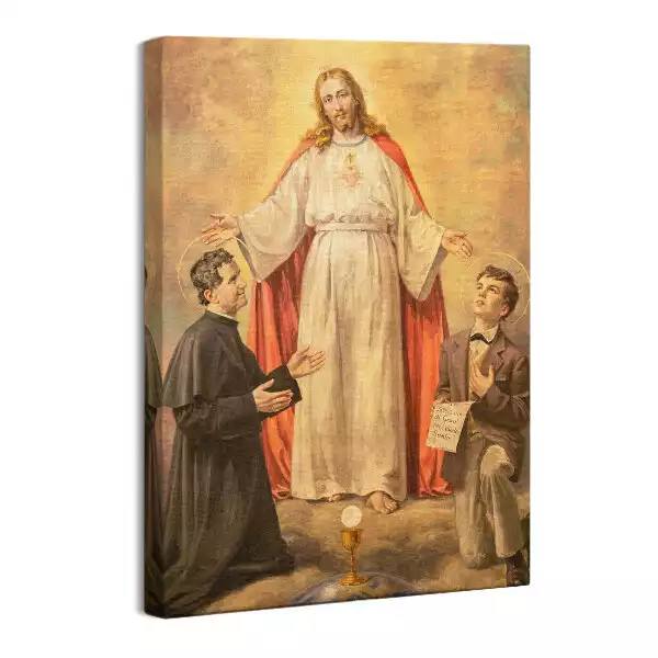 Obraz na płótnie Jezus Chrystus ze Świętymi