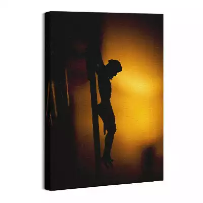 Obraz na płótnie Krzyż i Chrystus