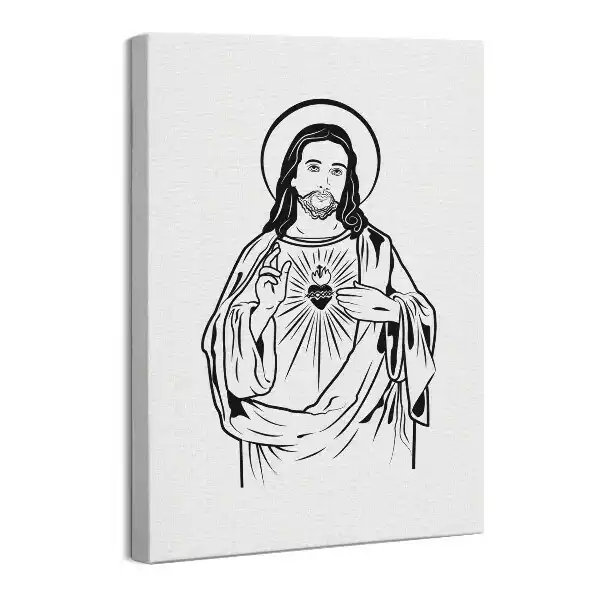 Obraz na płótnie Ilustracja Pan Jezus