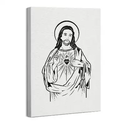 Obraz na płótnie Ilustracja Pan Jezus