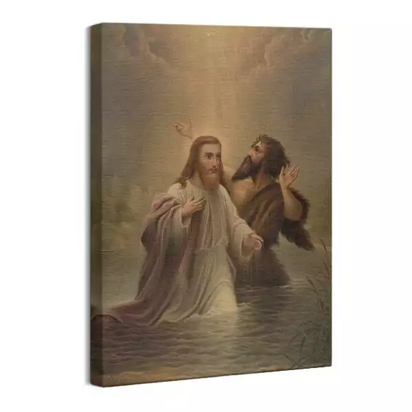 Obraz na płótnie Chrzest Święty Jezusa