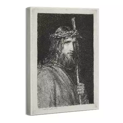 Obraz na płótnie Rycina Jezus Chrystus